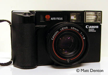 Canon AF35ML (Super Sure Shot) - Matt's Classic Cameras