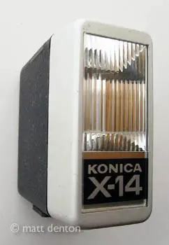 Konica X-14 Flash - Matt's Classic Cameras