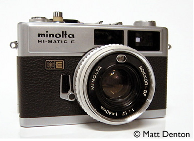 Minolta Hi-Matic E - Matt's Classic Cameras