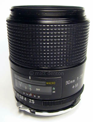 Tamron f2.5 90mm Adaptall 2 - Matt's Classic Cameras