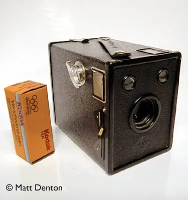 Agfa AGFA B-2 CADET Antique Vintage Box Snap Shot Film Camera USA ANSCO 