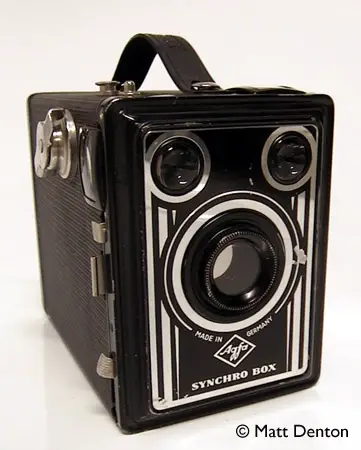 Agfa Synchro BOX fotocamera Agfa-BOX Boxkamera 