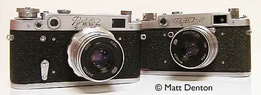 Lens 2.8 Leica Exclusive Model Ukraine Camera FED-2 Rangefinder 35 mm 55mm 