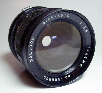 Soligor Wide-Auto f2.8 28mm MC - Matt's Classic Cameras