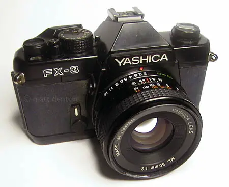 Yashica FX-3 Super 2000 35mm SLR Film Camera Original Instructions Manual 